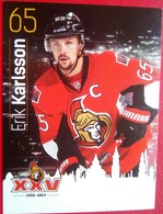 Ottawa Senators Erik Karlsson - 2000-Aujourd'hui