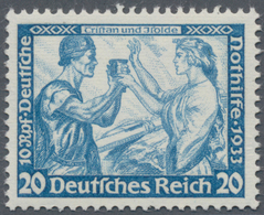 Deutsches Reich - 3. Reich: 1933, 20 Pf Wagner In Zähnung B Postfrisch Und Tadellos, Tief Geprüft BP - Cartas & Documentos