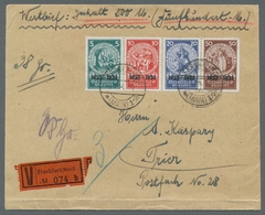 Deutsches Reich - 3. Reich: 1933, "Herzstück Aus Nothilfe"-Block Auf Um Die Geringfügigkeit Von 1 Pf - Storia Postale