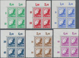 Deutsches Reich - 3. Reich: 1934, Flugpost 100 (Pfg.) Im Senkrechten Paar Eckrand Oben Links, 1-80 ( - Lettres & Documents