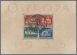 Deutsches Reich - 3. Reich: 1935, Ostropa-Block, Entwertet Mit Ersttagsonderstempel "KÖNIGSBERG (PR) - Covers & Documents