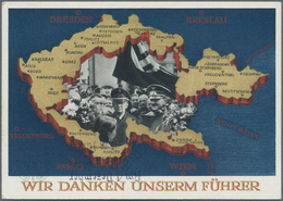 Deutsches Reich - 3. Reich: 1938, Abstimmung Sudetenland, 6 Pf. Und 12 Pf. Je Vom OR, Mit Zusatzfran - Brieven En Documenten