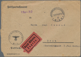 Deutsches Reich - 3. Reich: 1940, "POSTSPARKASSENAMT WIEN" Eilboten-Brief (kleine Öffnungsmängel) Na - Brieven En Documenten