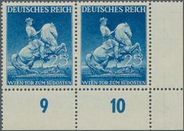 Deutsches Reich - 3. Reich: DEUTSCHES REICH, Wiener Messe 25 Pfg. Randstück Mit Spuren Einer Anderen - Briefe U. Dokumente