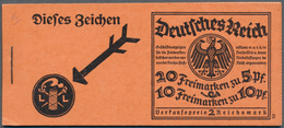 Deutsches Reich - Markenheftchen: 1925, MH 2 RM "Neuer Reichsadler", 1. Deckelseite Mit Bleistiftbes - Booklets