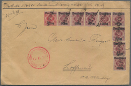 Deutsches Reich - Dienstmarken: 1920, Ziffern In Raute ("portopflichtige Dienstsache"), 10 Pf Und 50 - Servizio