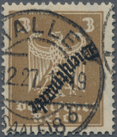 Deutsches Reich - Dienstmarken: 1924, Dienstmarke Neuer Reichsadler 3 Pf Mit Kopfstehendem Aufdruck, - Servizio