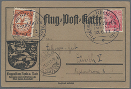 Deutsches Reich - Halbamtliche Flugmarken: 1912, Flugpostmarke 20 Pf. Mit Aufdruck "E.EL.P.", Schwär - Posta Aerea & Zeppelin