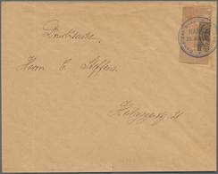 Deutsches Reich - Privatpost (Stadtpost): DANZIG - Stadt-Brief-Spedition: 1890, Ganzsachenausschnitt - Correos Privados & Locales