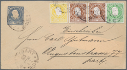 Deutsches Reich - Privatpost (Stadtpost): Stuttgart PP 1889, König Karl GA-Umschlag 3 Pf. Mit Zusätz - Private & Lokale Post