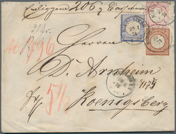 Deutsches Reich - Ganzsachen: 1872, Großer Schild Großformat-GA-Umschlag 1 Gr. Mit 2 Gr. Und 2½ Gr. - Otros & Sin Clasificación