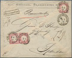 Deutsches Reich - Ganzsachen: 1872, EINMALIGER Grossformatiger PRIVAT-GA-UMSCHLAG "Aug. Knönagel, Br - Other & Unclassified