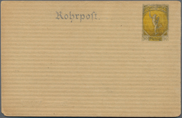 Deutsches Reich - Ganzsachen: 1900 (ca). ESSAY Für Eine ROHRPOST-Karte Mit Wertstempel "30 Pf Hermes - Other & Unclassified