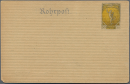 Deutsches Reich - Ganzsachen: 1900 (ca). ESSAY Für Eine ROHRPOST-Karte Mit Wertstempel "30 Pf Hermes - Sonstige & Ohne Zuordnung