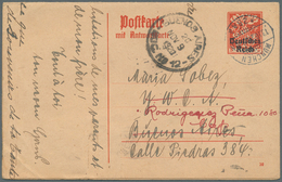 Deutsches Reich - Ganzsachen: 1920, Doppelkarte 40+40 Pf Bayern-Aufbrauch, Ohne Zfr Von "München 13. - Otros & Sin Clasificación