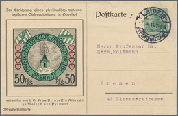 Deutsches Reich - Privatganzsachen: 1914, Deutsches Reich. Private Ansichtskarte 5 Pf Germania Für D - Andere & Zonder Classificatie