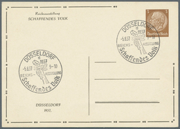 Deutsches Reich - Privatganzsachen: 1937, Privat-Postkarte 3 Pf Hindenburg "Reichsausstellung SCHAFF - Otros & Sin Clasificación