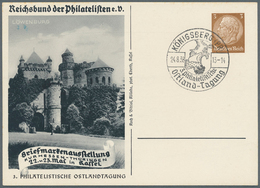 Deutsches Reich - Privatganzsachen: 1937/1938, Privat-Postkarte 3 Pf Hindenburg "Briefmarken-Ausstel - Sonstige & Ohne Zuordnung