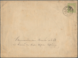 Deutsches Reich - Privatganzsachen: 1873, Privat-Umschlag 1/3 Gr Grün Brustschild "Angelegenheit Der - Sonstige & Ohne Zuordnung