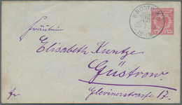 Deutsches Reich - Stempel: 1892, "ROSTOCK (MECKL.) AUSSTELLUNGSPLATZ 26/7 92", Seltener Sonderstempe - Máquinas Franqueo (EMA)