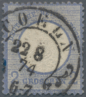 Deutsches Reich - Hufeisenstempel: COELN 22 8 74 Hufeisenstempel Spal. 14-4 Ideal Auf Großer Schild - Macchine Per Obliterare (EMA)