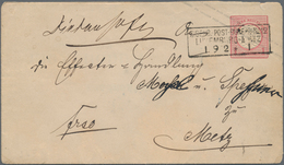 Deutsches Reich - Bahnpost: 1873, GA-Umschlag 1 Gr. Gr. Schild Mit Ra3 "EISENB.-POST-BUREAU LUXEMBUR - Other & Unclassified