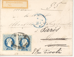 Deutsches Reich - Bahnpost: 17.4.1877, 10 Kr. MeF A. Kleinformatigem R-Brief Ab GRAZ M. Handschriftl - Altri & Non Classificati