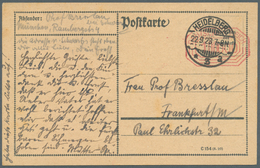 Deutsches Reich - Besonderheiten: 1923, Postfreistempel "100.000 (M.)" Ohne Aufgabestempel Auf Formb - Other & Unclassified