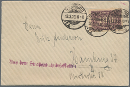 Deutsches Reich - Besonderheiten: 1923, 2 Belege "Aus Dem Straßenbahnbriefkasten". 1. Mit Nachporto - Other & Unclassified