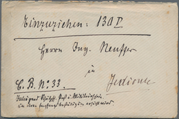 Deutsche Post In Der Türkei - Besonderheiten: 1876, SCHUTZSCHEIN, Ausgestellt Vom "Kaiserlich Deutsc - Turkey (offices)