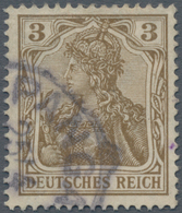 Deutsch-Ostafrika: 1915, 3 Pfg. Germania "Königsberger-Ausgabe" Mit Stempel Entwertet "PANGA(NI) 25/ - German East Africa