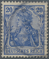 Deutsch-Ostafrika: 1915, "Königsberg"-Aushilfsausgabe, "20 Pfg. Friedensdruck" Mit KOROGWE 31.12.15 - German East Africa