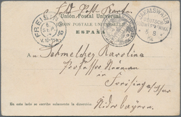 Deutsch-Südwestafrika: 1904, Feldpostkarte Aus "JAKALSWATER D.O.A. 5.8.04" Mit Beigesetztem Siegelst - Duits-Zuidwest-Afrika