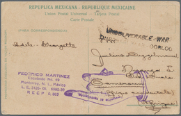 Deutsche Kolonien - Kamerun - Besonderheiten: 1915, 15.Februar, Ansichtskarte Aus Monterrey/Mexico M - Cameroun