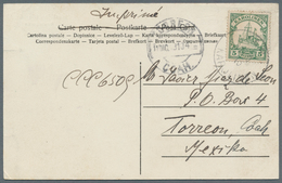 Deutsche Kolonien - Karolinen: 1900, 5 Pfg. Kaiseryacht Mit Stempel "YAP KAROLINEN 17.10.10" Auf Ans - Islas Carolinas