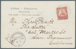 Deutsche Kolonien - Karolinen: 1900, 10 Pfg. Kaiseryacht Mit Stempel "PONAPE KAROLINEN 16.2.04" Auf - Caroline Islands