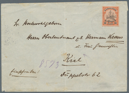 Deutsche Kolonien - Karolinen: 1900, 30 Pfg. Kaiseryacht Mit Stempel "PONAPE KAROLINEN 18.2.13" Als - Isole Caroline