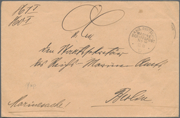Deutsche Kolonien - Karolinen - Besonderheiten: 1910 (13.11.), Marinesache Mit Stempel "KAIS.DEUTSCH - Caroline Islands