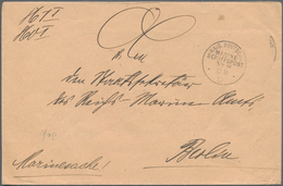 Deutsche Kolonien - Karolinen - Besonderheiten: 1910 (13.11.), Marinesache Mit Stempel "KAIS.DEUTSCH - Islas Carolinas