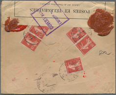 Deutsche Kolonien - Marshall-Inseln - Besonderheiten: 1914, Einschreibebrief Ab "PARIS 12.10.14" Adr - Marshall Islands