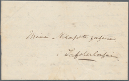 Deutsche Kolonien - Samoa - Vorläufer: 1857 (28.11.), Faltbrief (mit Innenseitigem Text) Des Engl. M - Samoa