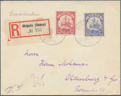 Deutsche Kolonien - Samoa - Stempel: 1911 (16.5.), "ALEIPATA SAMOA **" Zwei Klare Abschläge Des Sehr - Samoa
