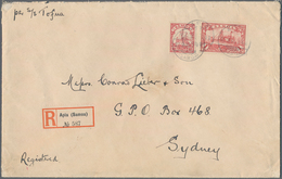 Deutsche Kolonien - Samoa - Besonderheiten: 1910 (22.9.), 1 Mark + 10 Pfg. Mit Stempel "APIA (SAMOA) - Samoa