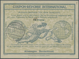 Deutsche Besetzung I. WK: Landespost In Belgien - Ganzsachen: 1917 Internationaler Antwortschein Mit - Occupation 1914-18
