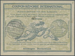 Deutsche Besetzung I. WK: Landespost In Belgien - Ganzsachen: 1917 Internationaler Antwortschein Mit - Ocupación 1914 – 18