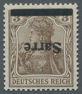 Deutsche Abstimmungsgebiete: Saargebiet: 1920, "3 Pfg. Mit Germania/Sarre Mit Kopfstehendem Aufdruck - Lettres & Documents