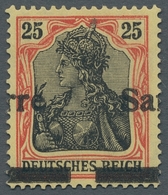 Deutsche Abstimmungsgebiete: Saargebiet: 1920, "25 Pfg. Germania/Sarre Mit Seitlich Verschobenem Auf - Covers & Documents