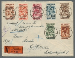 Deutsche Abstimmungsgebiete: Saargebiet: 1931, "Volkshilfe" Komplett Je Mit Zentralem LIMBACH (KR. S - Briefe U. Dokumente