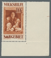 Deutsche Abstimmungsgebiete: Saargebiet: 1931, "10 Fr. Volkshilfe Mit PLF Auf Feld 50", Postfrische - Brieven En Documenten