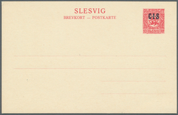 Deutsche Abstimmungsgebiete: Schleswig - Ganzsachen: 1920. Set Der 3 Dienstpostkarten Mit WSt.-Aufdr - Andere & Zonder Classificatie